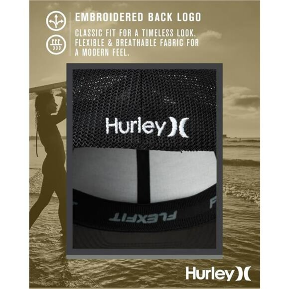 Mens mesh baseball cap fitted summer hat breathable curved brim sporty - Picture 5 of 8